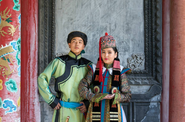 istock mongolian man in traditional outfit 856097468