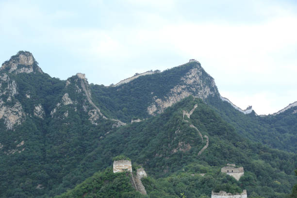 istock landscape of the great wall in China 856098142