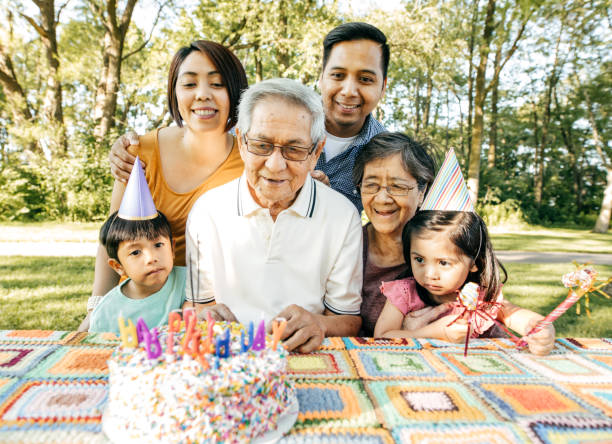 istock Celebrating birthday with family 856104716