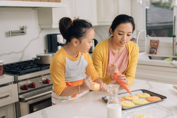 istock Mother and daughter at home 856104758
