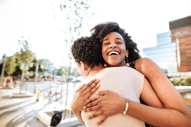 istock Joy of meeting old friends 856104790
