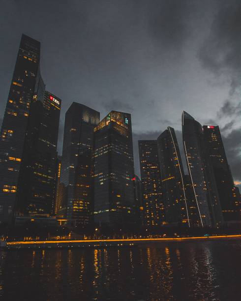 istock Marina Bay Financial District - Singapore 856108522