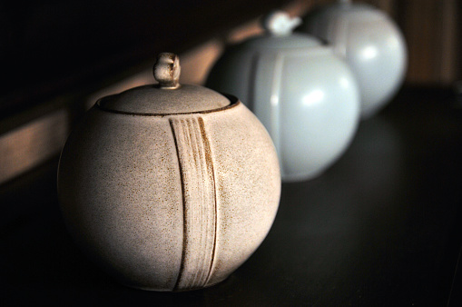 Chinese set of tea pots