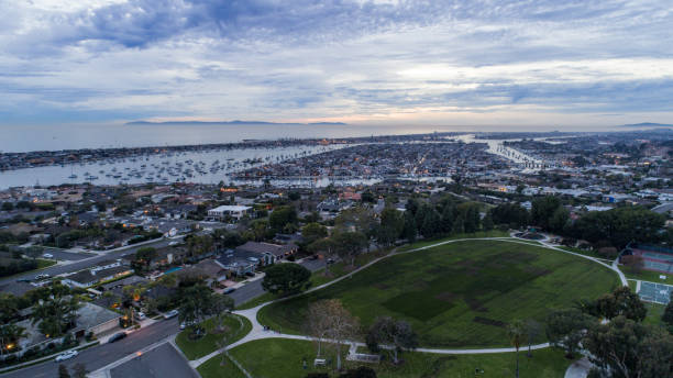 istock Night in Newport Beach, California 856118986