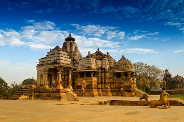istock Kandariya Mahadeva Temple, Khajuraho, India-UNESCO world heritage site 856145340