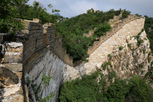 istock landscape of the great wall in China 856149136