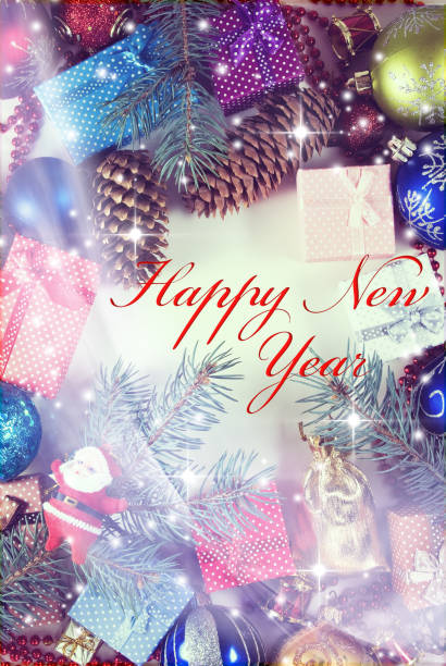 istock Image of christmas decorations closeup 856151848