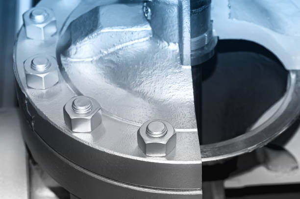 istock Part of the industrial machine. Blue toning 856163008