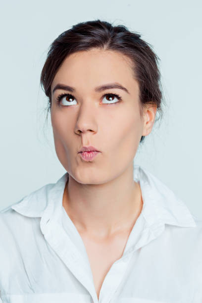 istock The young woman's portrait with thoughtful emotions 856177510