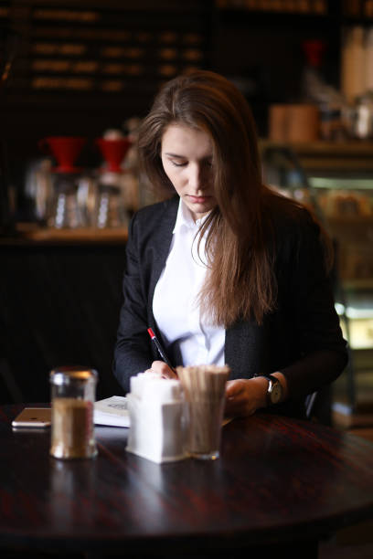 istock The girl in the cafe breakfast 856189138