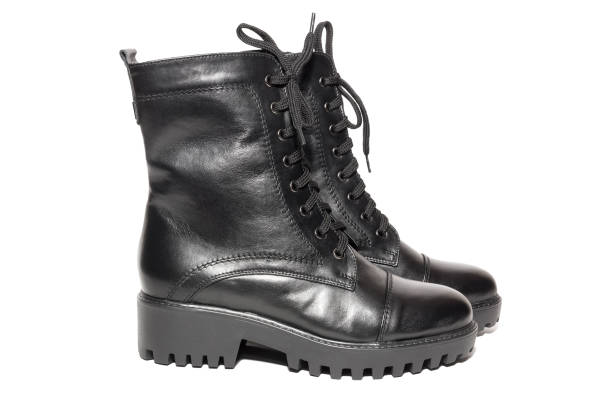 istock Female winter leather shoes 856190154