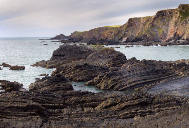 istock Rocky seashore in the county of Devon 856200474