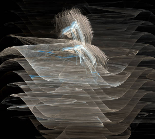 istock image of one Digital Fractal on Black Color 856208172