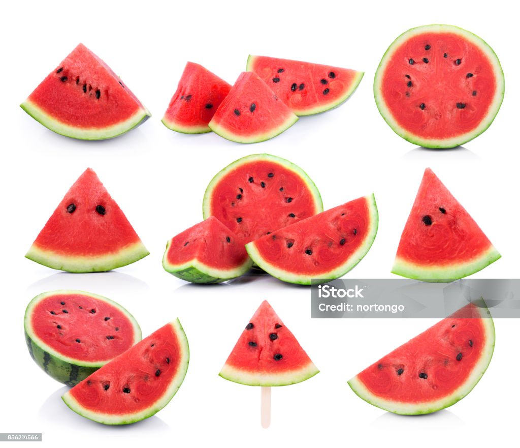 watermelon isolated on white background Watermelon Stock Photo