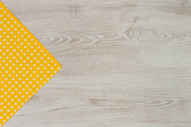 istock Napkin on white wooden background. 856216100