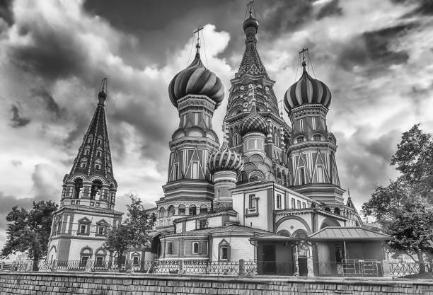 St. Basil’s Cathedral on Red Square in Moscow, Russia.