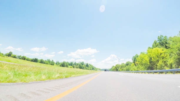 istock Driving East on Interstate Highway 40 on cross-country road trip. 856237492
