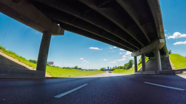 istock Driving East on Interstate Highway 24 through Nashville. 856237898