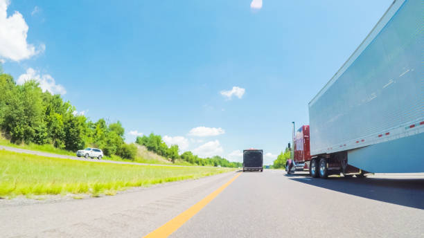 istock Driving East on Interstate Highway 24 through Kentucky. 856237986