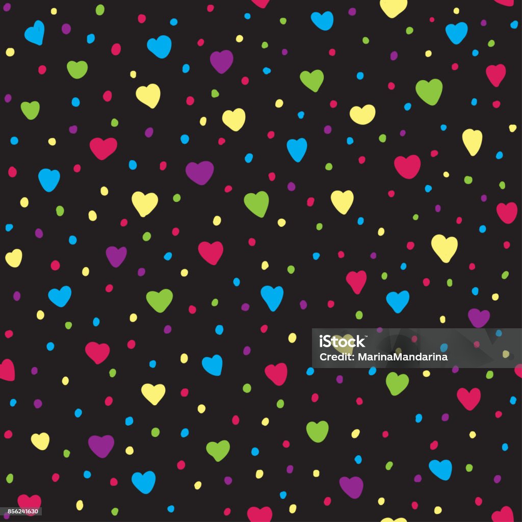 Stock Heart Pattern Hearts Pattern Stock Illustration - Download Image Now - Abstract, Art ...