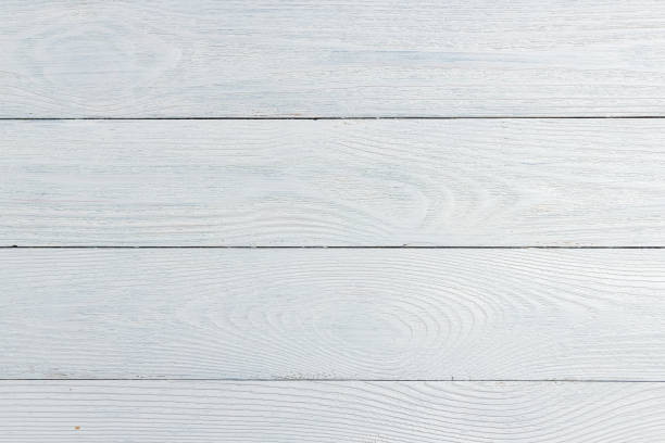 white wood texture background, wooden table top view. stock photo