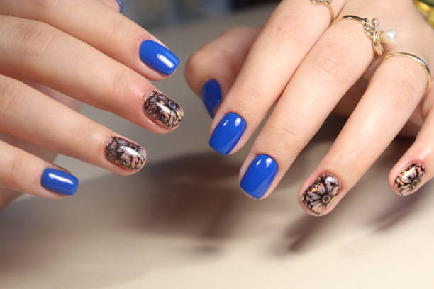 istock The best design of the nail manicure 856252510