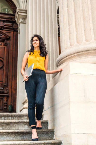 Young East Indian American college student studying in New York