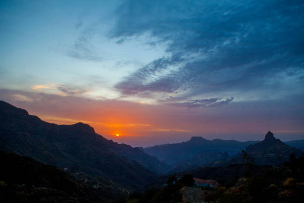 istock Sunset in Grand Canary from Roque Nublo slope 856279124