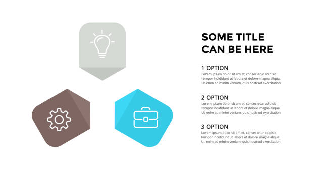 Vector circle arrows infographic, cycle diagram, graph, presentation chart. Business concept with 3 options, parts, steps, processes Circle arrows diagram for graph infographic presentation with steps parts options. новая компания stock illustrations