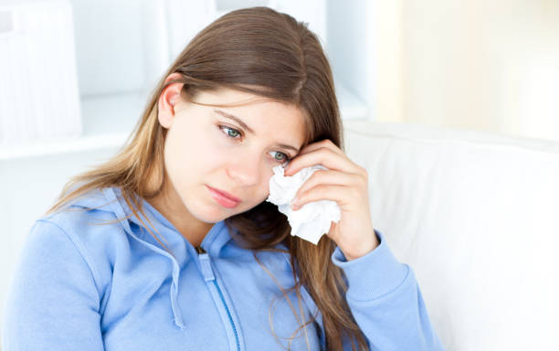 istock Teenager removing her makeup 856345118