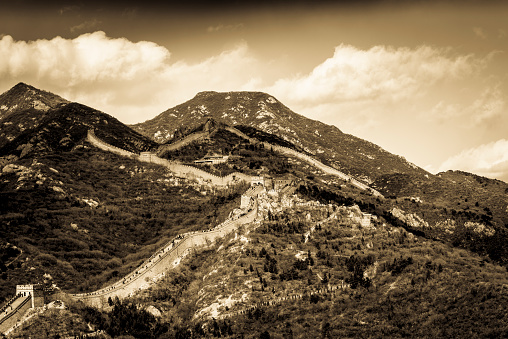 Great Wall of China at Badaling, Beijing, China