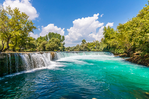 Manavgat Waterfall is populer tourist attraction in Mediterranean Region of Turkey.