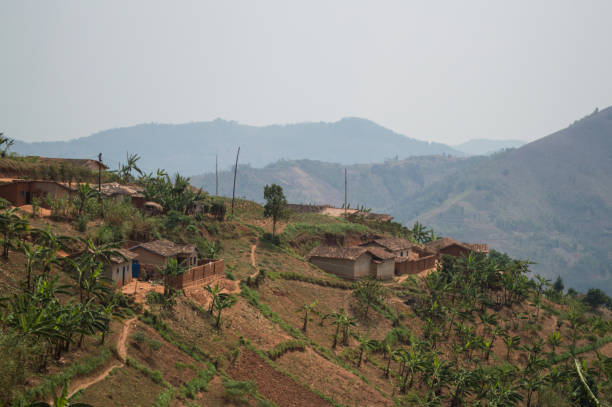 istock Rural Village on a Hill, Rwanda 856388870