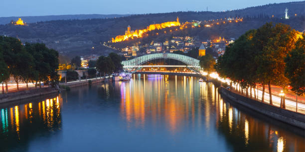 istock Narikala and Bridge of Peace, Tbilisi, Georgia 856394820