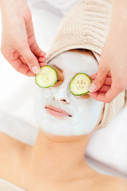 istock Unstressed female woman having a massage 856404196