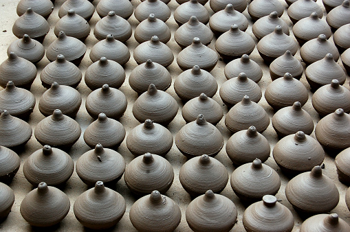 Indian Traditional Craft Art of Clay pots