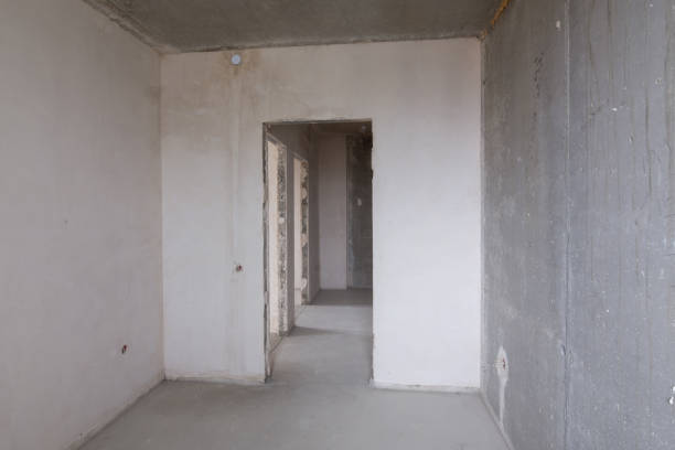 istock Room in a new building without a completed repair 856425102