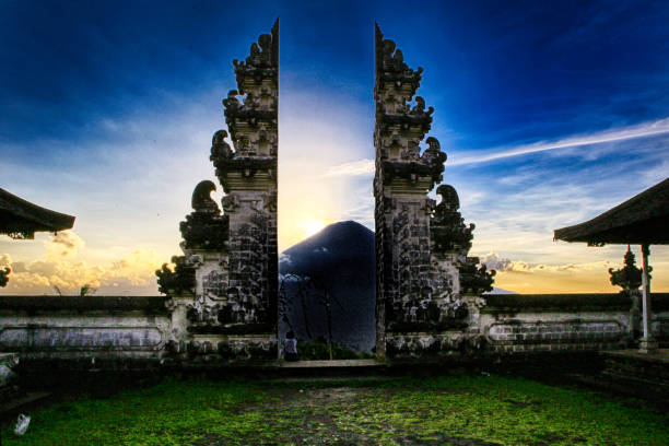 istock Bali's Mount Agung from Pura Lempuyang Colour Enhanced 856427390