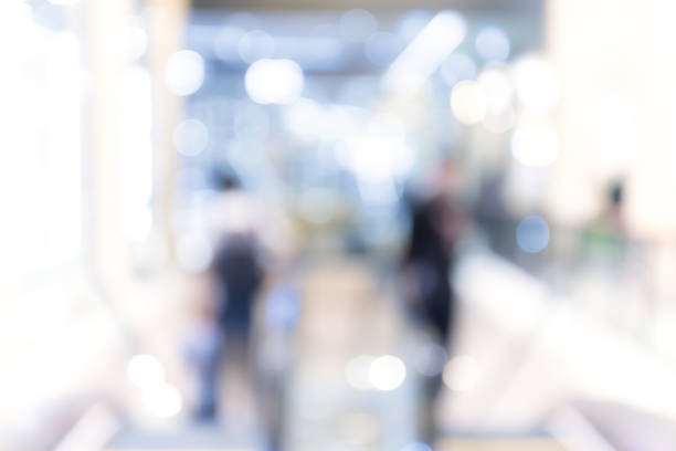 istock Abstract background of people on shopping mall 856431100