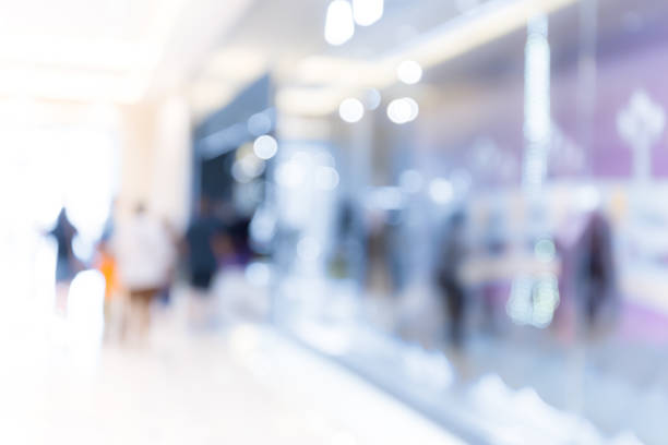 istock Abstract background of people on shopping mall 856431142