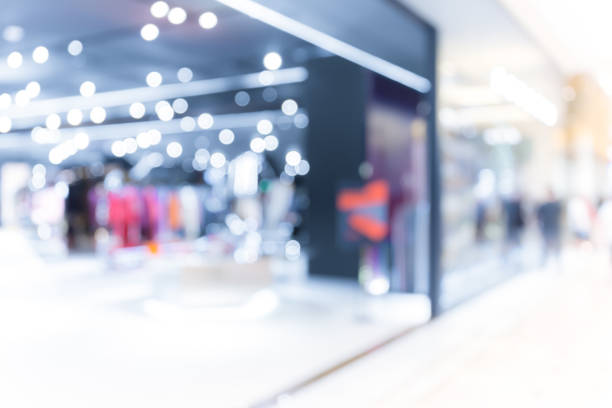 istock Abstract background of people on shopping mall 856431188