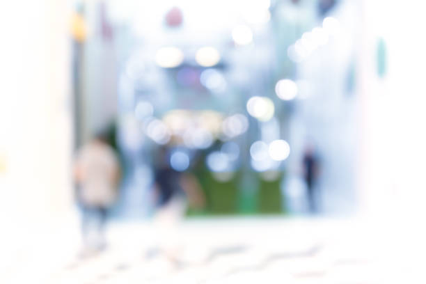 istock Abstract background of people on shopping mall 856431190