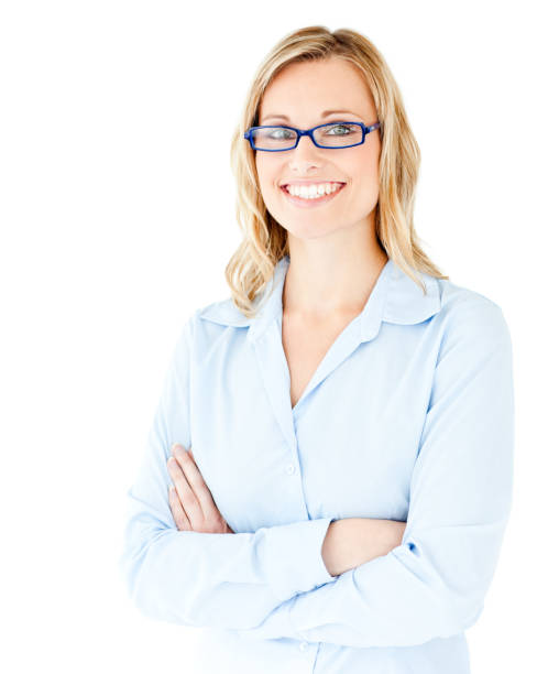 istock Confident businesswoman with folded arms smiling at the camera 856431576