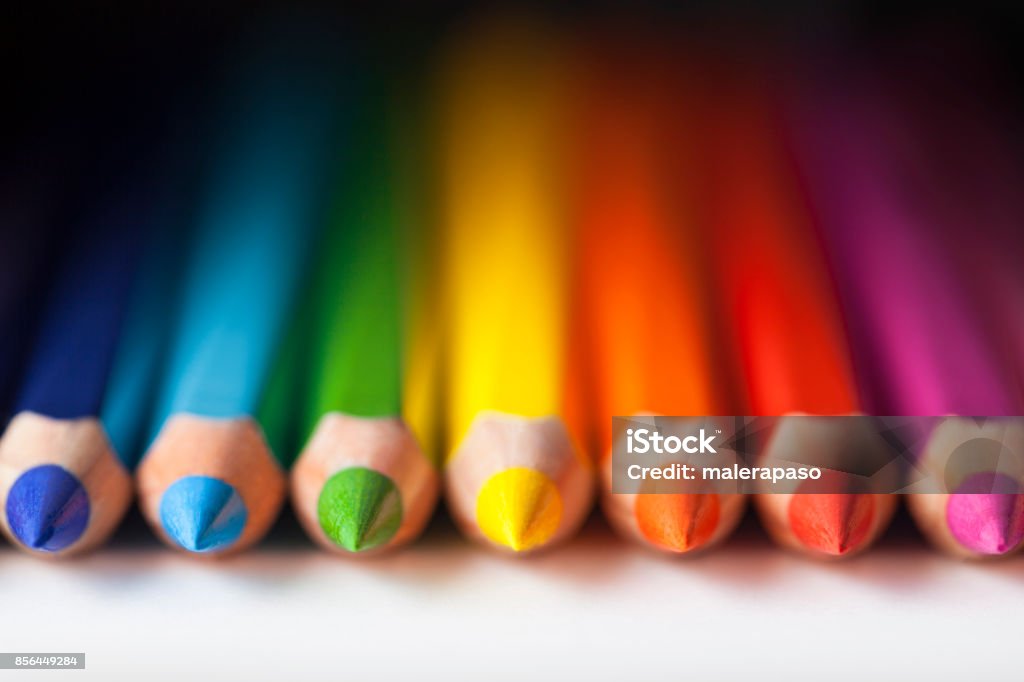 Color pencils Color pencils. Abstract Stock Photo