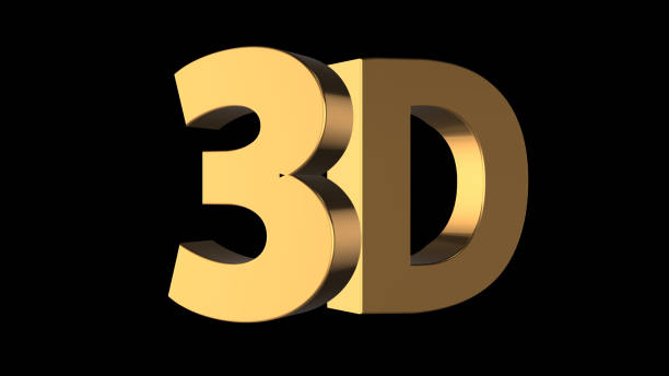3d rendering of beautiful 3d wording with black background color