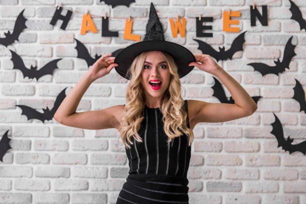 istock Girl ready for Halloween party 856472328