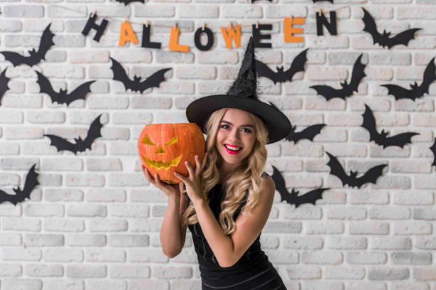 istock Girl ready for Halloween party 856473610