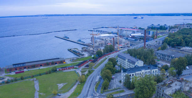 istock Aerial view panoramic distrikt Kopli, Tallinn, Estonia. 856476856