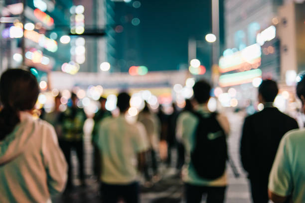 istock City light night blur bokeh,abstract background.(Haeundae Beach, Busan, South Korea) 856489070