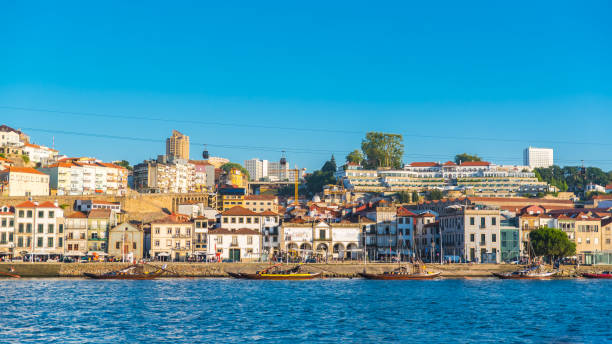 порту, португалия, панорама - porto built structure commercial dock port wine стоковые фото и изображения